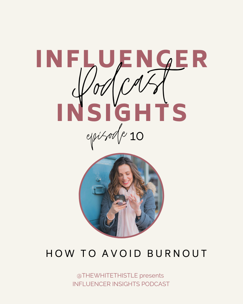 How to avoid burnout | The White Thistle | Abi Hugo
