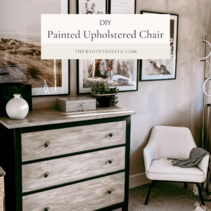 DIY painted upholstered chair